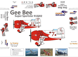 Dora Wings 14402 GeeBee Supersporster R1&amp;amp;R2 1/144 – obrázek 2