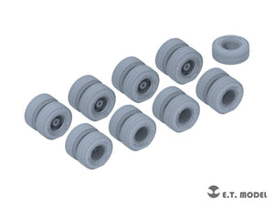 ET Model P35-119 US M747 Heavy Equipment Semi-Trailer Sagged wheels For Meng Kit 1/35 – imagen 3