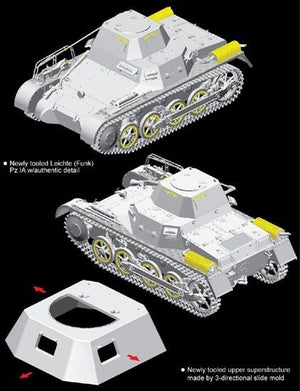 Dragon 6591 Leichte (Funk) Pz.Kpfw.I Ausf.A 1/35 – image 2
