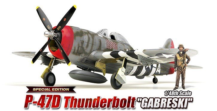 Academy 12222 P-47D Thunderbolt (GABRESKI)1/48 – image 2