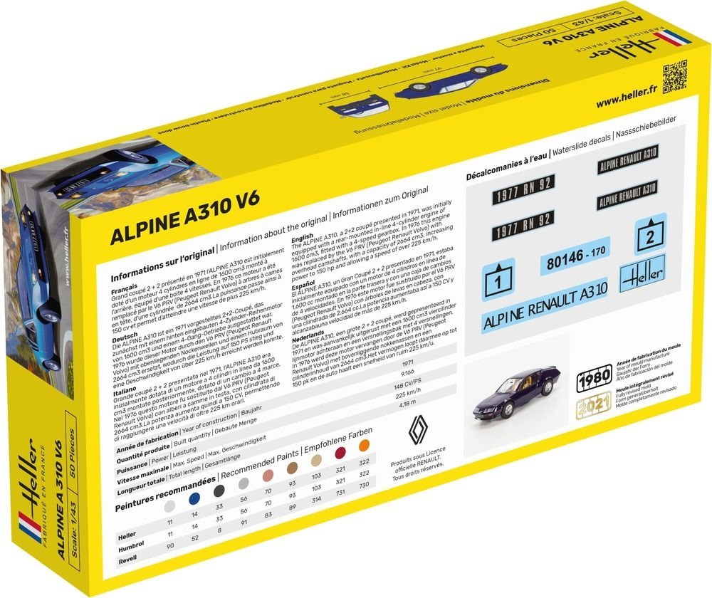 Heller 80146 Alpine A310 V6 1/43 – image 3