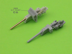 Master GM-72-015 Type 95 Ha-Go - 37 mm Type 94 gun barrel with resin mount (for IBG model) 1/72 – immagine 3