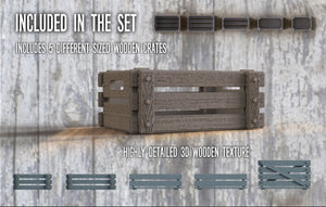 RT-Diorama 35654 3D Resin Print: Wooden Crates 1/35 – obrázek 2