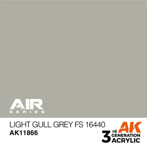 AK Interactive AK11866 LIGHT GULL GRAY FS 16440 – AIR 17 ml
