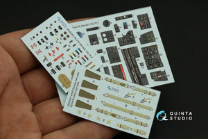 Quinta Studio QD32093 He 219 3D-Printed &amp;amp; colored Interior on decal paper (Revell) 1/32 – Bild 13