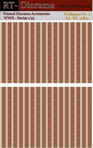 RT-Diorama 35821 Printed Accessories: Wallpaper No.7 1/35