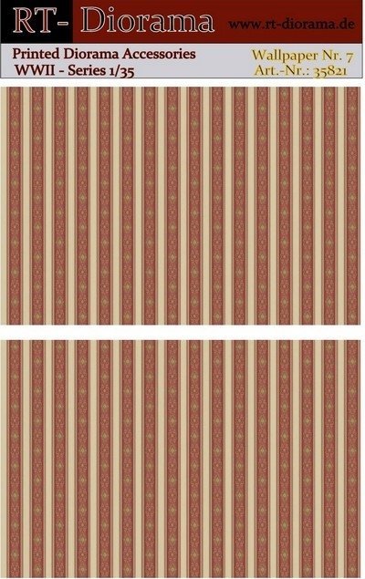 RT-Diorama 35821 Printed Accessories: Wallpaper No.7 1/35