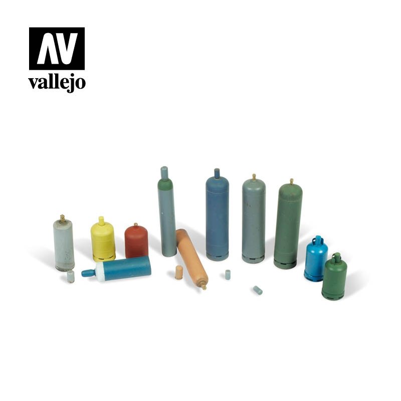 Vallejo SC209 Diorama Accessories Modern Gas Bottles 1/35