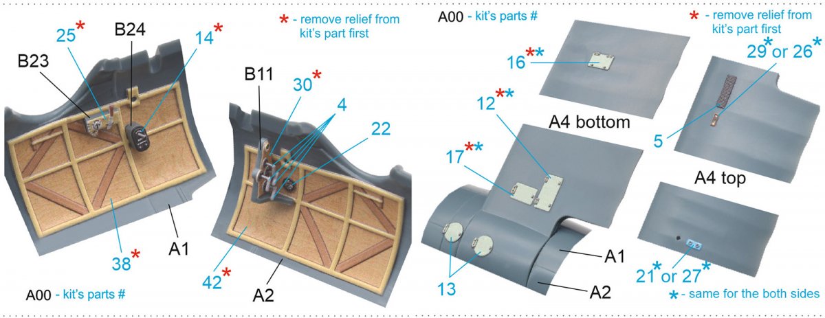 Quinta Studio QD48193 Albatros DV 3D-Printed &amp;amp; colored Interior on decal paper (Eduard) 1/48 – Bild 12