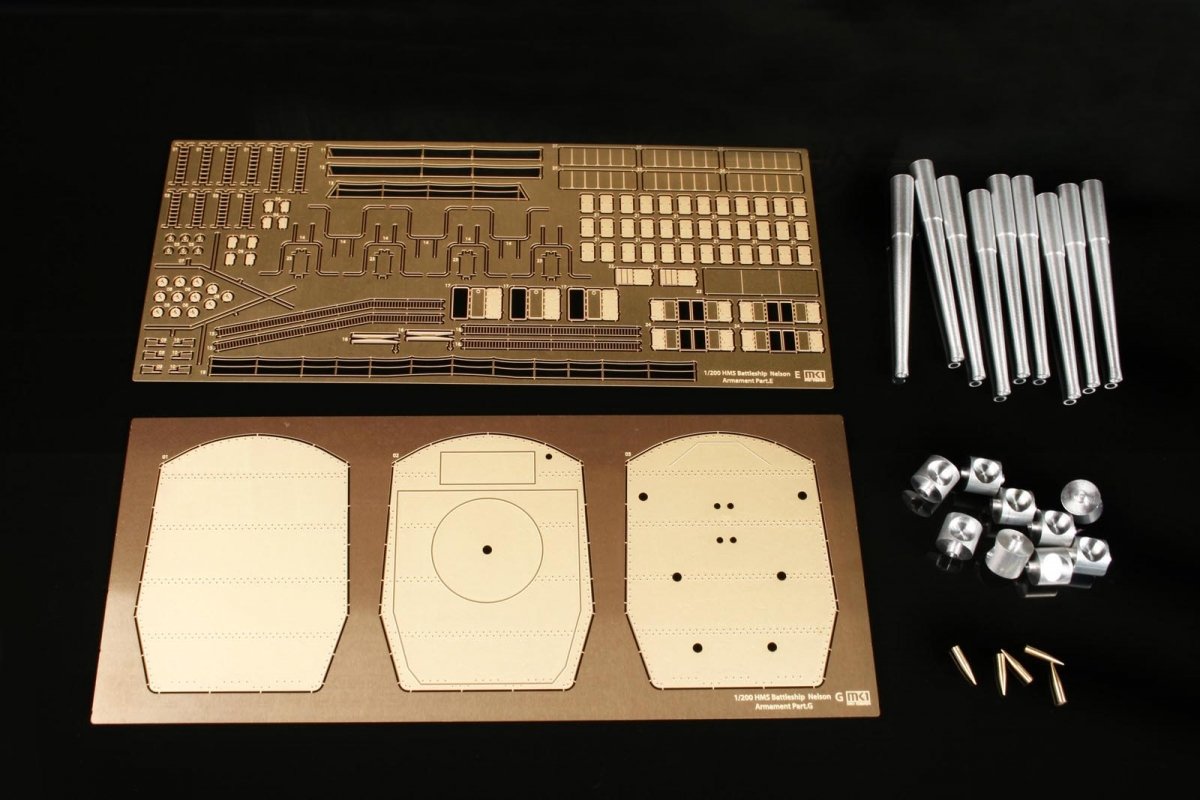 MK1 Design MS-20010 HMS NELSON ARMAMENT SET 1/200 – imagen 14