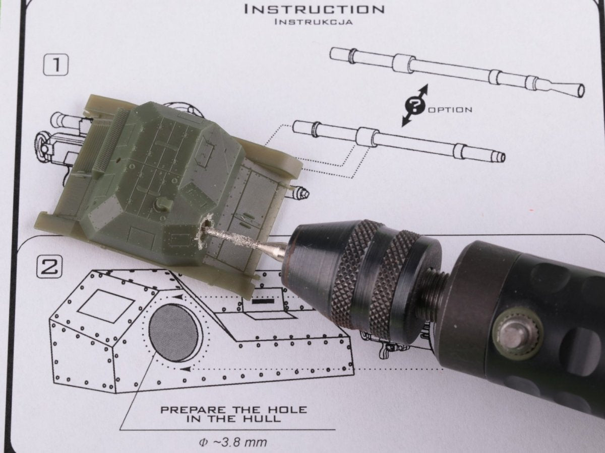 Master GM-72-009 Polish tankette TKS - Hotchkiss wz.25 in mantlet (resin and turned parts) 1/72 – image 4