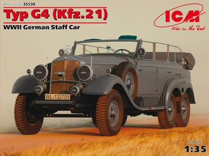 ICM 35538 ​​Type G4 (Kfz.21) WWII German Staff Car (1/35)