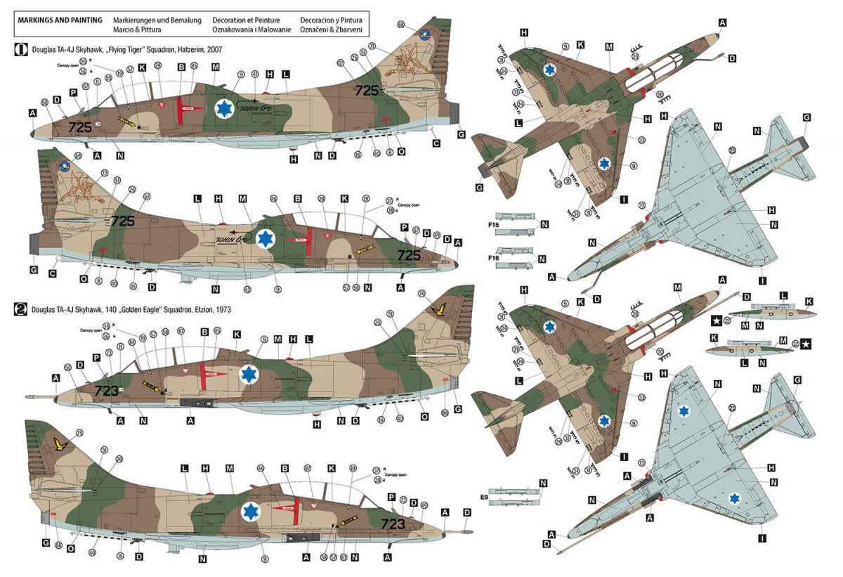 Hobby 2000 48035 Douglas TA-4H/J Skyhawk IAF ( HASEGAWA + CARTOGRAF + MASKS + 3D Print ) 1/48 – Bild 2