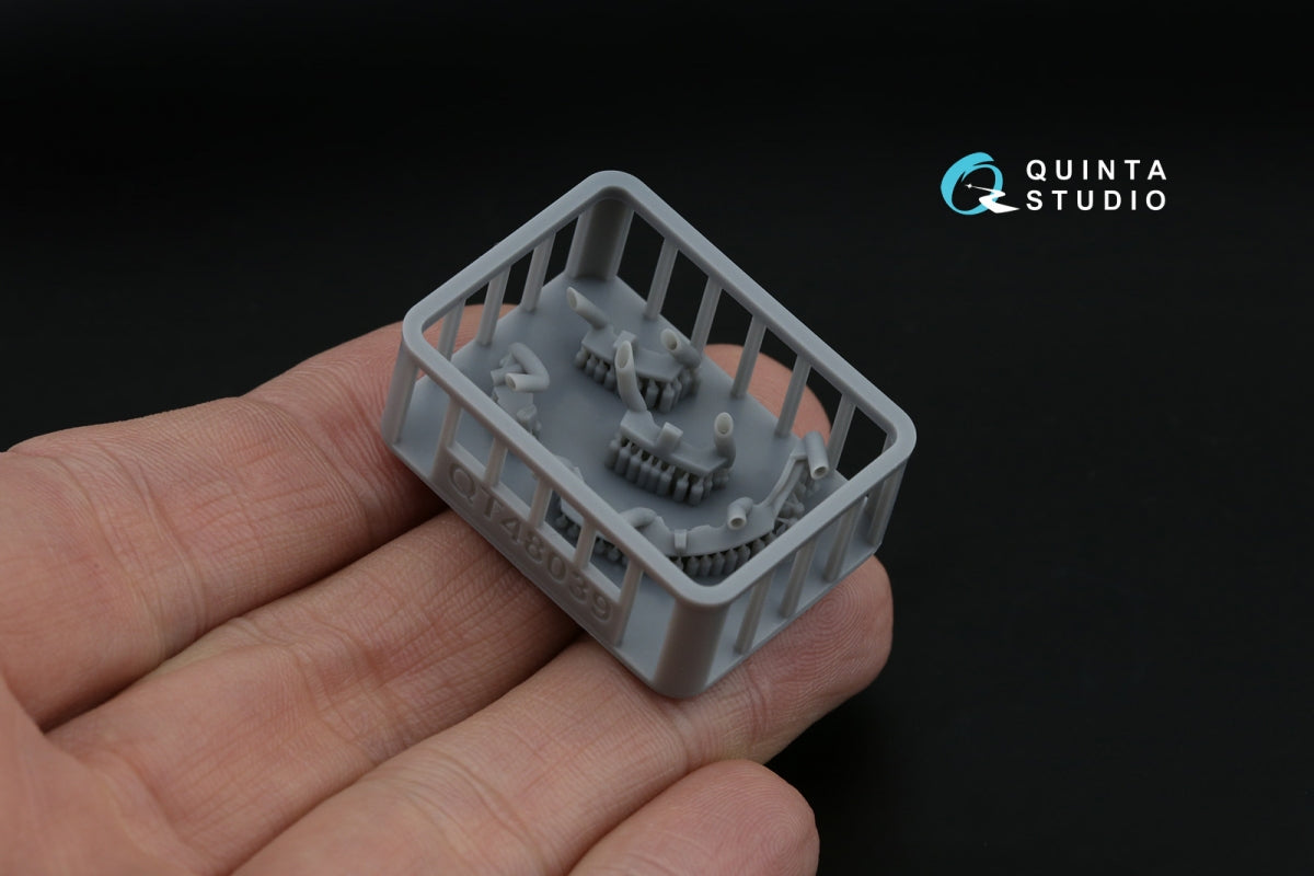 Quinta Studio QT48039 I-16 type 5, Exhaust pipes (Zvezda) 1/48 – immagine 4
