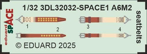 Eduard 3DL32032 A6M2 Zero seatbelts SPACE TAMIYA 1/32 – image 3