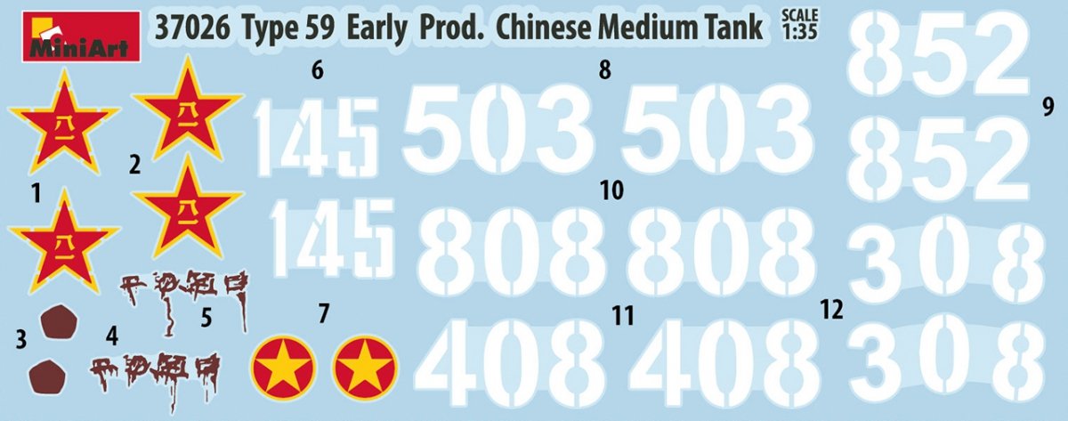 MiniArt 37026 TYPE 59 EARLY MADE BY CHINESE MEDIUM TANK 1/35 – Bild 3