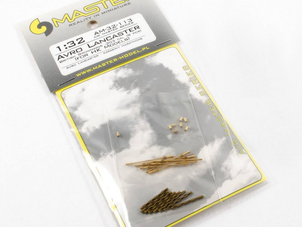 Master AM-32-113 Avro Lancaster - Browning .303cal machine gun set (8 pcs.) (for HK Models) 1/32 – image 4