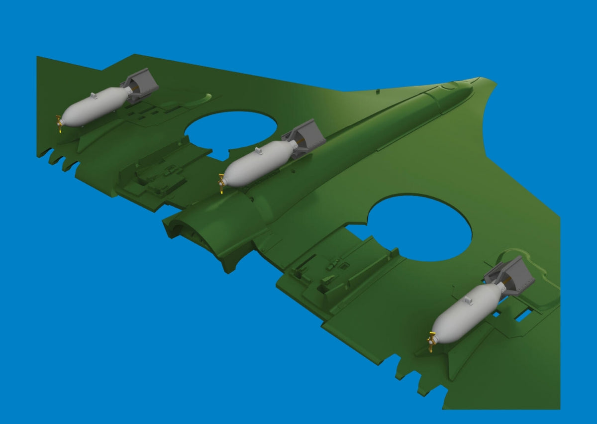 Eduard 6481083 P-40 100lb M30 US bombs PRINT EDUARD 1/48 – image 2