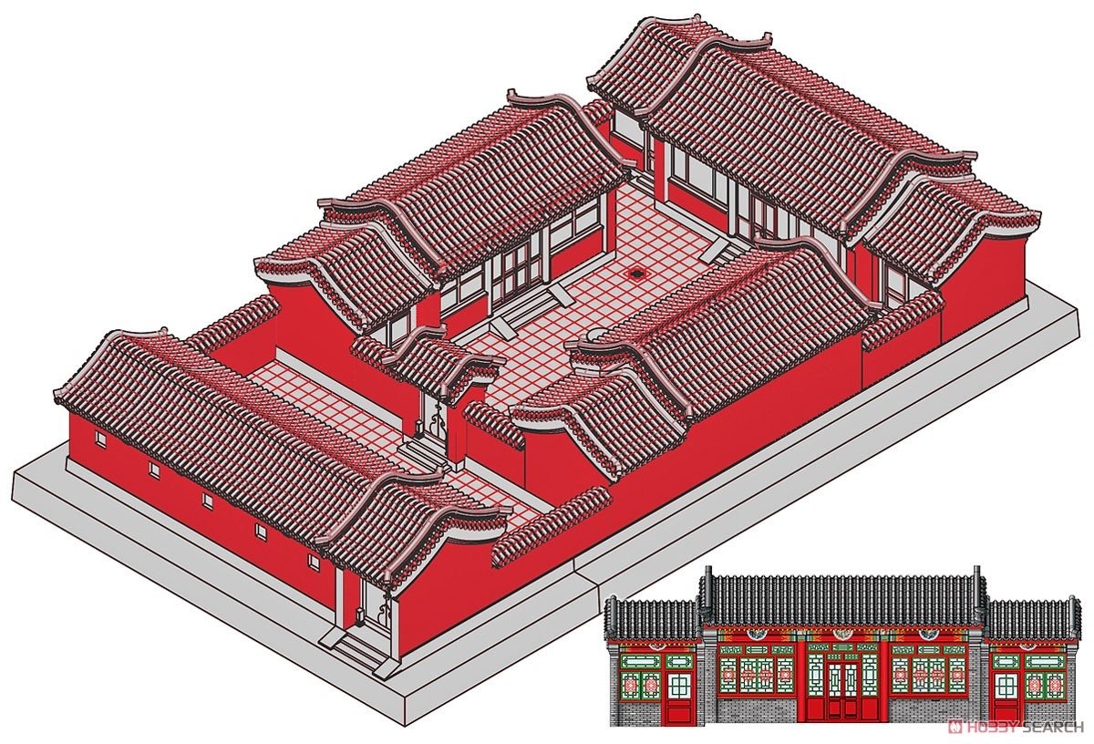 Trumpeter 09001 Beijing Siheyuan (Courtyard House) 1/100 – image 2