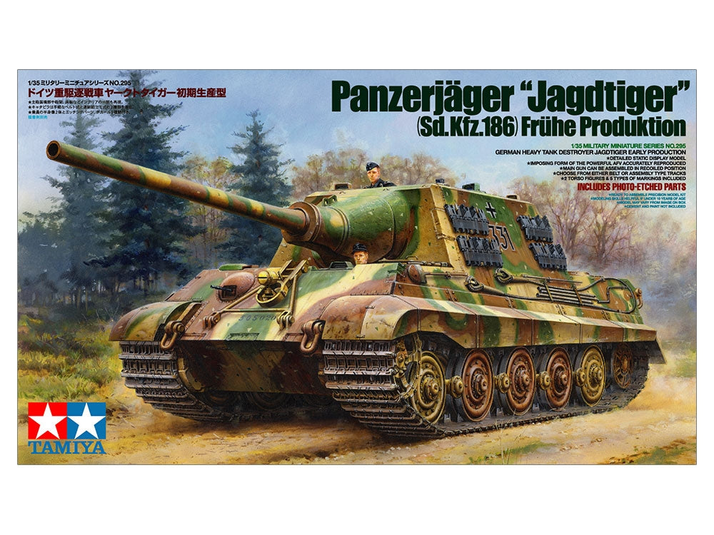 Tamiya 35295 German Heavy Tank Destroyer Jagdtiger Early Production 1/35 – image 2