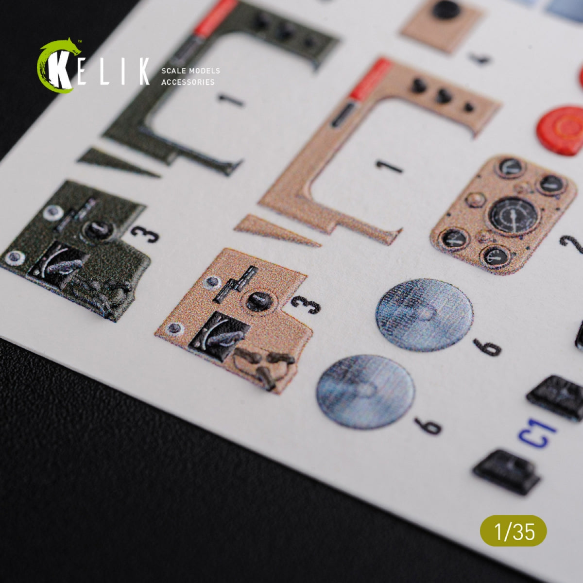 KELIK K35028 HMMWV M1097 3D Decal for ICM kit 1/35 – image 5