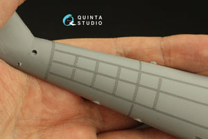 Quinta Studio QRV-036 Triple riveting rows (rivet size 0.15 mm, gap 0.6 mm, suits 1/48 scale), Black color, total length 4.4 m/14 ft – obrázek 4