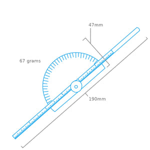 Modelcraft PGA6502 Depth Gauge with Protractor – obrázek 2