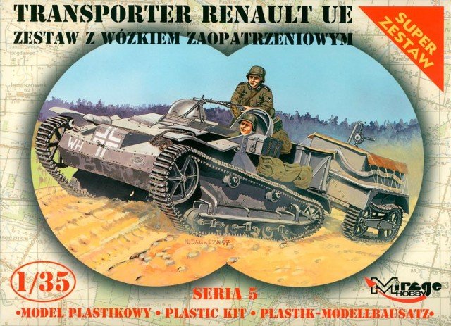 Mirage Hobby 35514 Renault EU + univers. transport vehicle - super set (1/35)