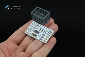 Quinta Studio QD+35141 Kubelwagen Type 82 3D-Printed &amp;amp; colored Interior on decal paper (Tamiya) (with 3D-printed resin parts) 1/35 – image 5