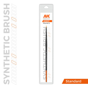 AK Interactive AKB007 AK SYNTHETIC BRUSH – ROUND 0 – obrázek 2
