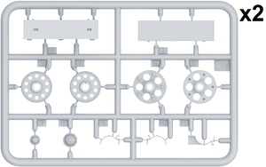 MiniArt 37033 T-34/85 SEA STAR WHEELS SET 1/35 – image 3