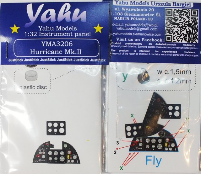 Yahu YMA3206 Hurricane Mk.II (Fly) 1/32