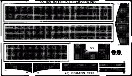Édouard 35183 Sd. Kfz.7/1 Flakvierling 1/35 Tamiya – image 3