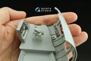 Quinta Studio QD32236 Boeing B-17E/F Navigator, bombardier, waist and tail gunners compartments. 3D-Printed colored Interior (HK models) 1/32 – obrázek 9