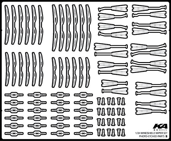 KA Models KA-24010 Windshield Wiper Type B (wipers) 1/24