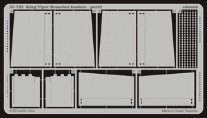 Eduard 35702 King Tiger Henschel fenders 1/35 Dragon