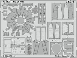 Eduard BIG49401 P-47D-25 MINICRAFT 1/48 – Bild 3