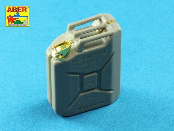 Aber 16158A German WW II 20L Jerry Can closings &amp;amp; 200L fuel drum covers (choice A) (1/16) – obrázek 10