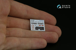 Quinta Studio QD72069 Ural-4320 3D-Printed &amp;amp; colored Interior on decal paper (Zvezda) 1/72 – Bild 5