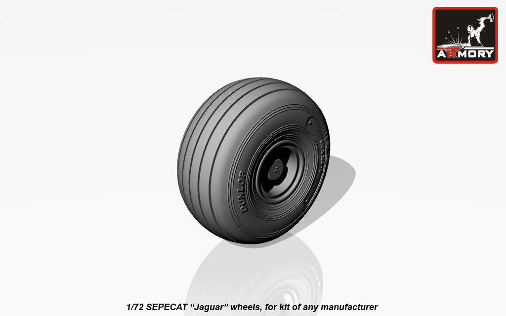 Armory Models AW72502 SEPECAT Jaguar wheels 1/72 – image 4