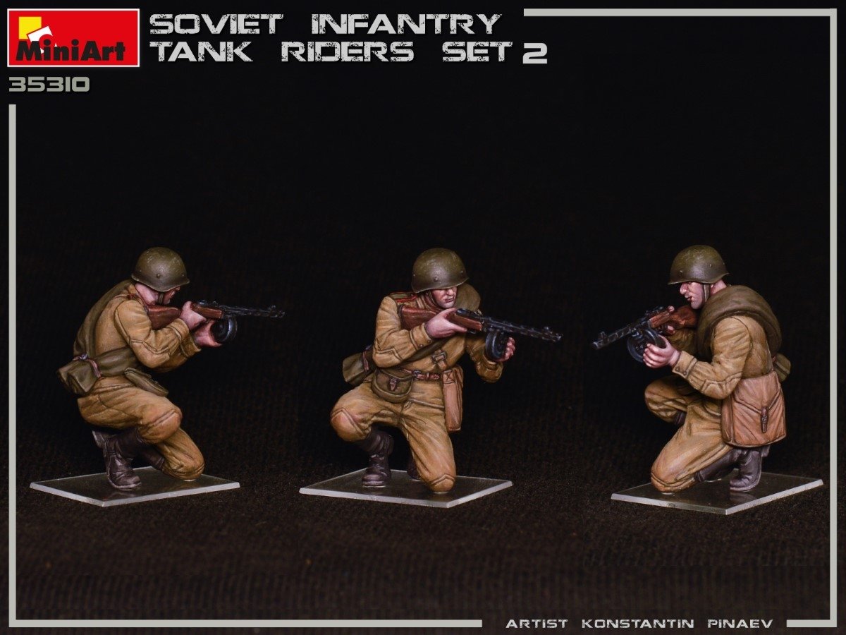 MiniArt 35310 SOVIET INFANTRY TANK RIDERS SET 2 1/35 – obrázek 4