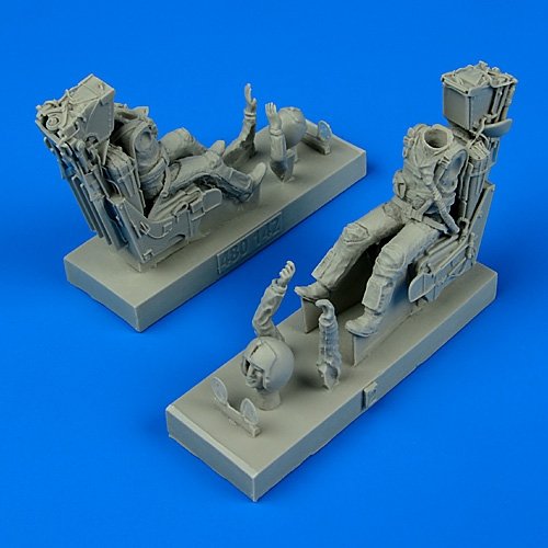 Aerobonus 480142 US Navy Pilot &amp;amp; Operator with ejection seats for F-14A/B Tomcat 1/48