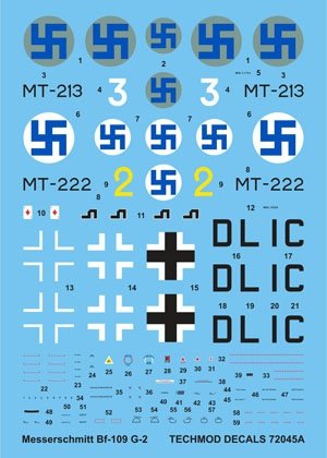Techmod 72045 - Messerschmitt Bf 109G-2 (1/72) 