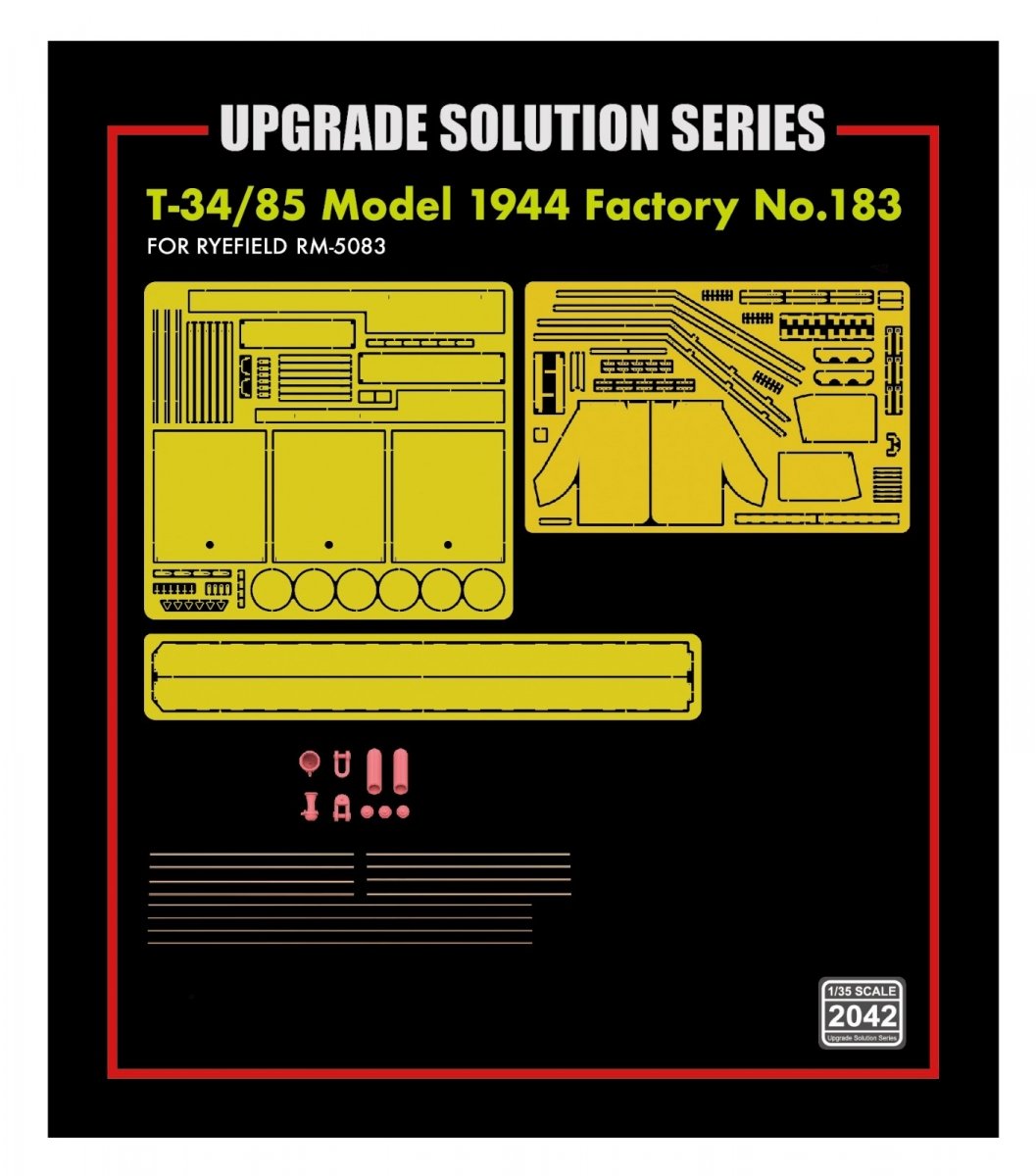 Rye Field Model 2042 Upgrade set for 5083 T-34/85 Model 1944 1/35 – zdjęcie 2