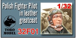ToRo Model 32F01 September 1939 - Polish Fighter Pilot in leather greatcoat 1/32 – obrázek 2