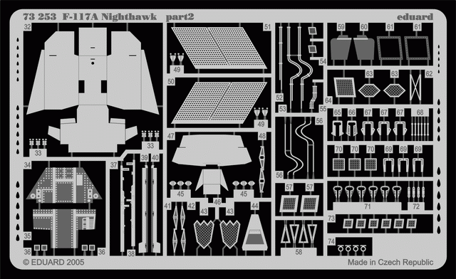 Eduard 73253 F-117 1/72 HASEGAWA – imagen 2