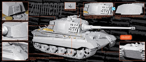 Dragon 6840 Sd.Kfz.182 Kingtiger Henschel Production w/Zimmerit s.Pz.Abt.505 Russia 1944 1/35 – image 2