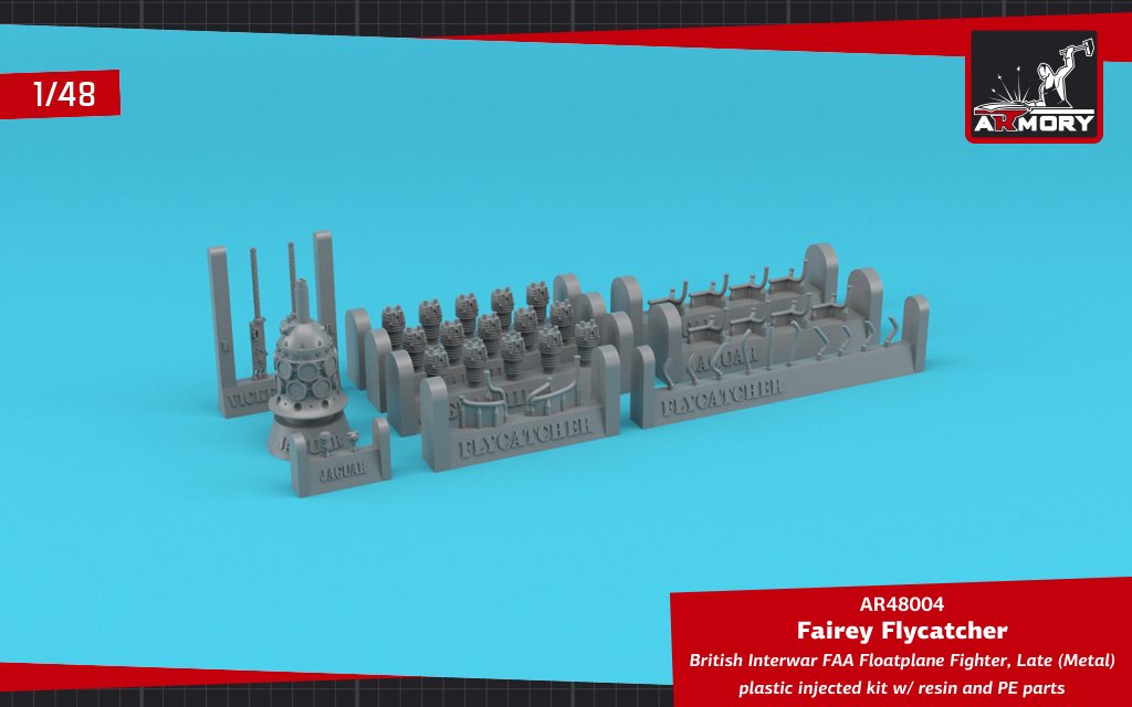 Armory Models 48004 Fairey Flycatcher British Interwar FAA Floatplane Fighter, Late (Metal) 1/48 – immagine 28