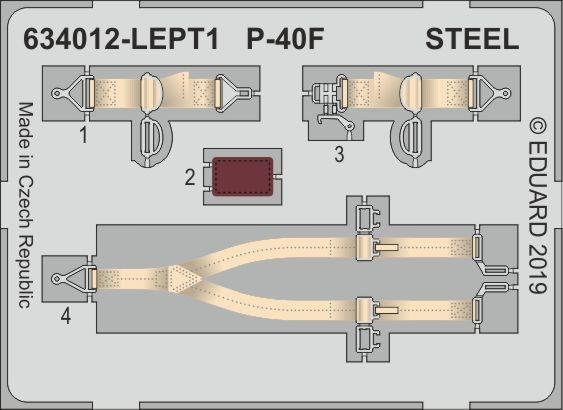 Eduard 634012 P-40F LooK 1/32 TRUMPETER – image 2