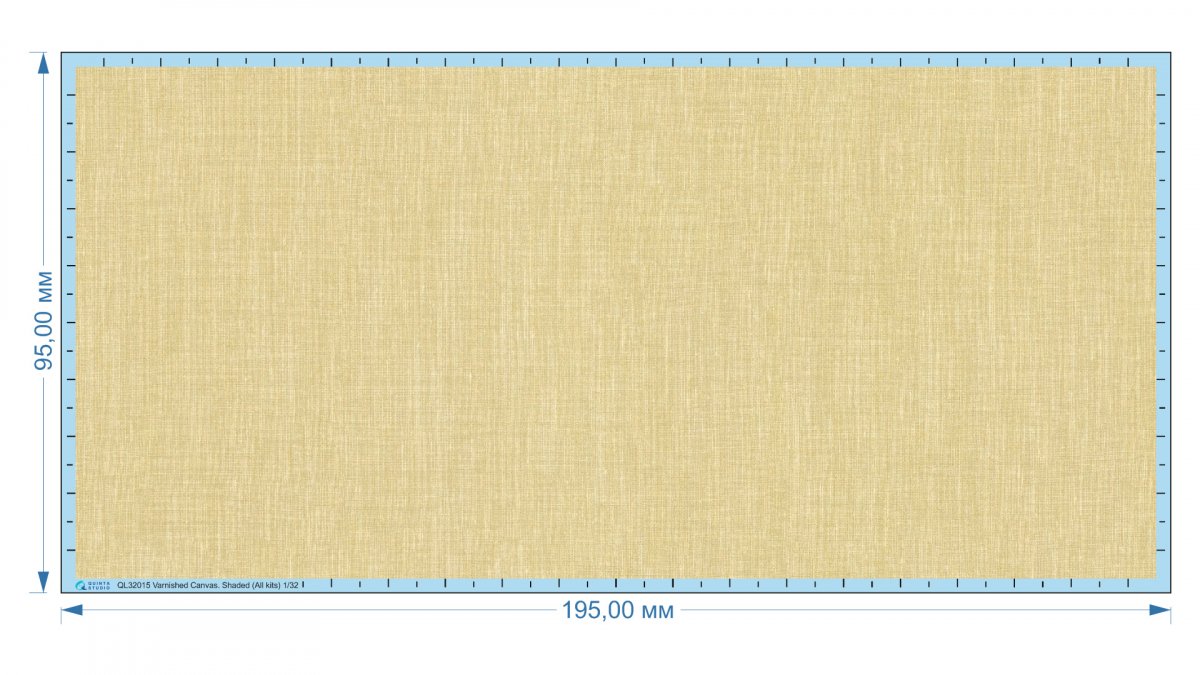 Quinta Studio QL32014 Varnished Canvas, regular 1/32 – imagen 6
